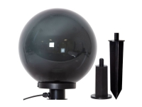 EGLO Monterollo Smoke, Gulvlys, Sort, Plast, IP44, Hage, II