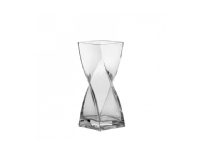 Bilde av Leonardo Swirl, Firkantet Vase, Glass, Gjennomsiktig, Gjennomsiktig, 250 Mm, 100 Mm