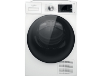 Whirlpool W6 D84WB EE, Frittstående, Frontmatet, Varme pumpe, Hvit, Rotasjon, Berøringskontroll, Riktig/Høyre