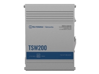 Bilde av Teltonika Tsw200 - Switch - Ikke-styrt - 8 X 10/100/1000 + 2 X Gigabit Sfp - Din-skinnemonterbar, Veggmonterbar - Poe+ - Dc