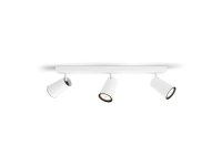 Philips myLiving Paisley tak-/veggspotlight x 3, overflatespotlight, GU10, 3 pære(r), LED, 220-240 V, hvit