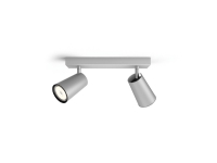 Philips PAISLEY bar/tube aluminium 2xNW