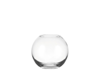 Bilde av Leonardo 019007, Rund Vase, Glass, Gjennomsiktig, Blank, Gjennomsiktig, Bord
