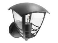 Philips myGarden Creek - Vegglampe - 1 plugg - E27 - lanterne - svart