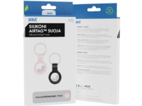 Wave silicone protector with key ring, Apple AirTag, pink Utendørs - Vesker & Koffert - Andre