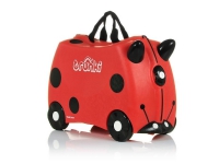 Trunki Harley Ladybird, Reiseveske, Rød, Liten (fingerbøl), Plast, 4 hjul, Rullehjul Utendørs - Vesker & Koffert - Bagageveske