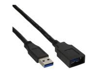 InLine 1,0 m USB 3,0 A til A skjøtekabel PC tilbehør - Kabler og adaptere - Datakabler