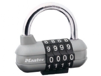MASTER LOCK 1520EURD, Tradisjonell, Kombinasjonslås, Bruk av universalnøkkel mulig, Sort, Rustfritt stål, Metall, Herdet stål