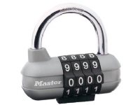 MASTER LOCK 1520EURD, Tradisjonell, Kombinasjonslås, Bruk av universalnøkkel mulig, Sort, Rustfritt stål, Metall, Herdet stål Huset - Sikkring & Alarm - Hengelås