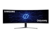Bilde av Samsung C49rg94ssp - Crg9 Series - Qled-monitor - Gaming - Kurvet - 49 (48.8 Synlig) - 5120 X 1440 Dual Quad Hd @ 120 Hz - Va - 1000 Cd/m² - 3000:1 - Displayhdr 1000 - 4 Ms - Hdmi, 2xdisplayport - Trekullsort