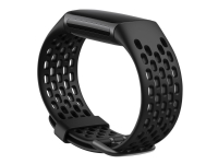 Fitbit - Bånd for aktivitetssporer - Liten størrelse - svart - for Fitbit Charge 5 Sport & Trening - Pulsklokker og Smartklokker - Pulsklokker