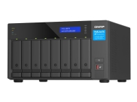 QNAP TVS-H874 - NAS-server - 8 brønner - SATA 6Gb/s - RAID RAID 0, 1, 5, 6, 10, 50, 60, RAID TP, TM - RAM 64 GB - 2.5 Gigabit Ethernet / 10 Gigabit Ethernet - iSCSI støtte PC-Komponenter - Harddisk og lagring - NAS