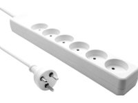 ProXtend Danish Power Strip 6 krypčių 6 gniazd 4 m balta