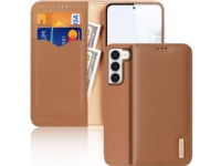 Dux Ducis Dux Ducis Hivo-deksel til Samsung Galaxy S23+ deksel med lommebokstativ RFID-blokker brun Tele & GPS - Mobilt tilbehør - Deksler og vesker