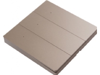 Spacetronik SL-ES31 Wi-Fi lysbryter, tre-tast Electrum
