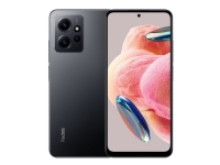 Produktfoto för Xiaomi Redmi Note 12 - 4G pekskärmsmobil - dual-SIM - RAM 4 GB / Internal Memory 128 GB - microSD slot - OLED-skärm - 6.67 - 2400 x 1080 pixlar (120 Hz) - 3 st. bakre kameror 50 MP, 8 MP, 2 MP - front camera 13 MP - onyxgrå