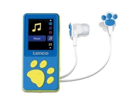 Lenco XEMIO-560BU, MP4 Player, 8 GB, LCD, 30 g, Blå, Hodetelefoner TV, Lyd & Bilde - Bærbar lyd & bilde - MP3-Spillere