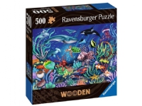 Produktfoto för Ravensburger Wooden Träpussel Under the sea (500-bitar)