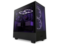 NZXT H5 Flow, Midi Tower, PC, Sort, ATX, Micro ATX, Mini-ITX, 120,140 mm, 2x 120 mm, 2x 140 mm