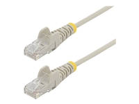Bilde av Startech.com 1.5m Slim Lszh Cat6 Ethernet Cable, 10 Gigabit Snagless Rj45 100w Poe Patch Cord, Cat 6 10gbe Utp Network Cable W/strain Relief, Grey, Fluke Tested/etl, Low Smoke Zero Halogen - Category 6 - 28awg (n6pat150cmgrs) - Koblingskabel - Rj-45 (hann