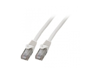 Bilde av Mercodan Patchkabel Kat6 Utp, Hvid, 15m, Halogenfri, 2x4xawg24 Lszh, Polybag, Cca, 15 M, Cat6, U/utp (utp), Rj-45, Rj-45