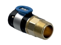 Geberit FlowFit overgang med udvendigt gevind: CuZn21Si3P, d=32mm, R=1 1/4