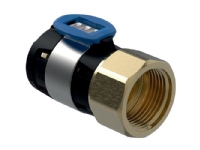 Geberit FlowFit overgang med indvendigt gevind: CuZn21Si3P, d=40mm, Rp=1