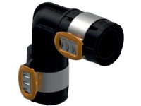 Vinkel FlowFit 90gr PPSU ø75mm