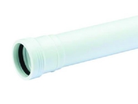 Wafix PP afløbsrør med muffe 32 x 500 mm hvid