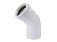 Wavin Wafix pp bend 45° x 40 mm white