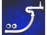 INTRA JUVEL Vandlås 1½ x 40/50 mm fleksibel slange Rørlegger artikler - Baderommet - Tilbehør for håndvask