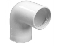 Purus vinkel i 90 grader med indstik muffe/muffe Ø32 mm i hvid PP Rørlegger artikler - Baderommet - Tilbehør for håndvask