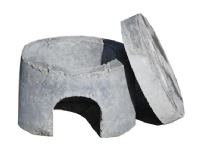 IBF 200 mm dæksel til kegle, tagbrønd, beton Rørlegger artikler - Kloakkrør - Brønnegods