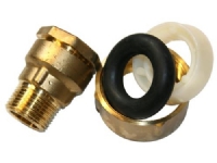 Murgennemføring 32mm-1 nippel - med 2 omløber. Isiflo