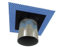 DAFA AirStop rørkrave 345, 345x345 mm for tætning af PE-folie dampspærre med forstanset markering for rør Ø80-200 / 100x150 / 150x150 mm. Ventilasjon & Klima - Ventilasjonstilbehør - Tettingsprodukter & isolering
