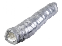 Duka flexslange Ø102X4000 mm - PE, Grå, 25 mm isolering Ventilasjon & Klima - Rør og beslag - Fleksible slanger