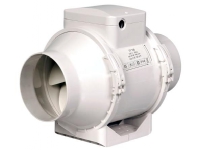 Duka kanalventilator EL 100 TT - PVC, Hvid, Ø100 mm, Til indbygning i loftsrummet Ventilasjon & Klima - Baderomsventilator