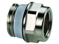 Nippelmuffe 1/2-3/8'' med teflonring