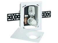 TA Multibox K-RTL hvid med termostatventil og returtemperatur begrænser Rørlegger artikler - Oppvarming - Gulvvarme