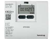 Produktfoto för KAMSTRUP MULTICAL® 403,1,5m3,returmontage 110mm, med ultralydsflowdel, forskruninger og vægbeslag. Kan vendes før den monteres første gang