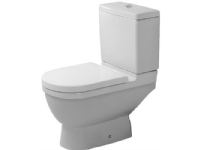 Toilet Starck 3 65,5x36cm lodret afløb Rørlegger artikler - Baderommet - Toaletter