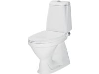 Toilet Scandi gulvst. skj. S-lås 3/6 l. Rørlegger artikler - Baderommet - Toaletter