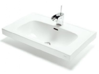 Håndvask Deep 60x45cm hvid m/h.h. & o.l Rørlegger artikler - Baderommet - Toaletter