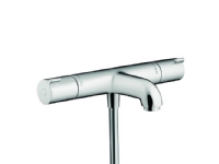 HANSGrohe Ecostat 1001CL termostatarmatur med fast kartud, 1/2 bruserafgang ned og eksklusiv rosetter og tilgangsstykker Rørlegger artikler - Baderommet - Badekar kraner