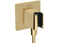 Slangeudtag FixFit E m/holder, pol. guld