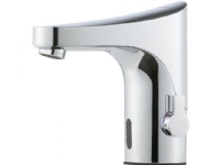 FMM 9000E Tronic berøringsfrit håndvask armatur med temperaturgreb, batteridrift (inkl batteri) Rørlegger artikler - Baderommet - Håndvaskarmaturer