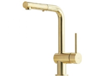 Lavabo Kubus 040 etgrebs køkkenarmatur 220mm tud m/udtræk poleret messing