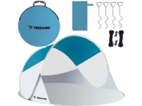 Trizand Beach telt 220x120x90cm - turkis - grå