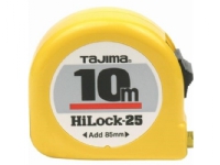 Båndmål Hi-Lock gul 10,0 m 25mm bånd Rørlegger artikler - Rør og beslag - Trykkrør og beslag