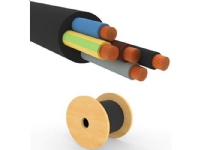 FIX-PRO Gummikabel 5G16 mm² H07RN-F sort 450/750V ring med 40 meter, kabeldiameter 33,3 mm Rørlegger artikler - Rør og beslag - Trykkrør og beslag